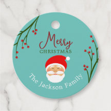 Personalised Merry Christmas Gift Tag