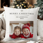 "Personalised Merry Christmas Gift with Photo  Cushion<br><div class="desc">"Celebrate the holiday season with this Personalised Merry Christmas Pillow, complete with space for a custom photo and name. Perfect as a thoughtful, unique gift, this cosy pillow brings a personal touch to holiday decor. The festive design features a cheerful 'Merry Christmas' greeting, making it ideal for family, friends, or...</div>