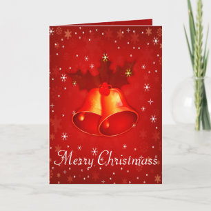 Personalised Merry Christmas Greetings and Photo Holiday Card