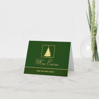 Personalised Merry Christmas Note Cards