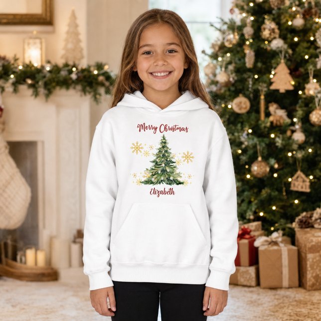 Personalised Merry Christmas Tree Kids’  (Creator Uploaded)
