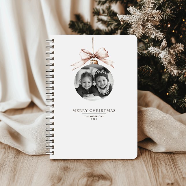 "Personalised Merry Christmas with Photo Gift Notebook (Creator Uploaded)