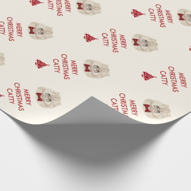 Personalised Merry Christmas wrapping paper (Corner)