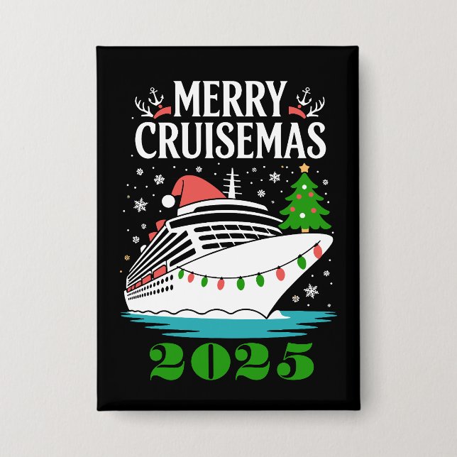 Personalised Merry Cruisemas Cruise Ship Family  (Front)