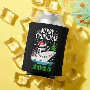 Personalised Merry Cruisemas Cruise Ship Family  Can Cooler