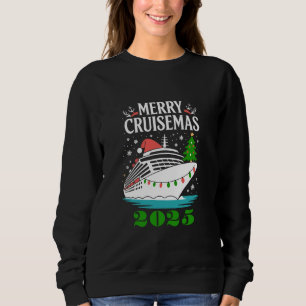 Personalised Merry Cruisemas Cruise Ship Family Sweatshirt