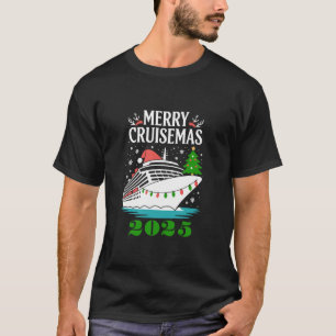 Personalised Merry Cruisemas Cruise Ship Family T-Shirt