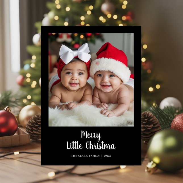 Personalised Merry Little Christmas Family card (Creator Uploaded)