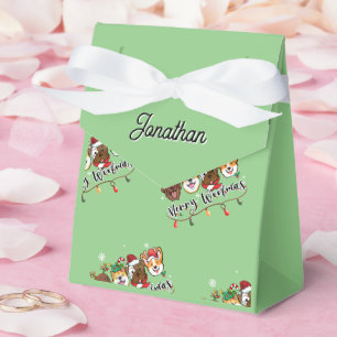 Personalised Merry Woofmas Favour Box