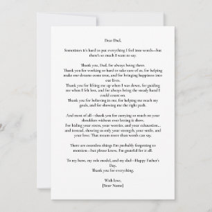 personalised Message Photo Card