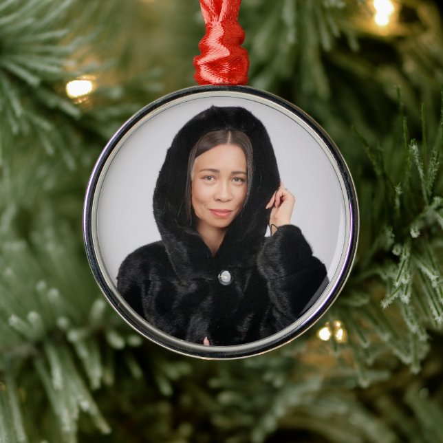 Personalised  metal ornament (Tree)
