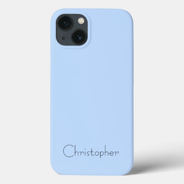 Personalised Metallic light blue Radial Texture Case-Mate iPhone Case (Back)