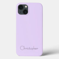 Personalised Metallic light violet Radial Texture