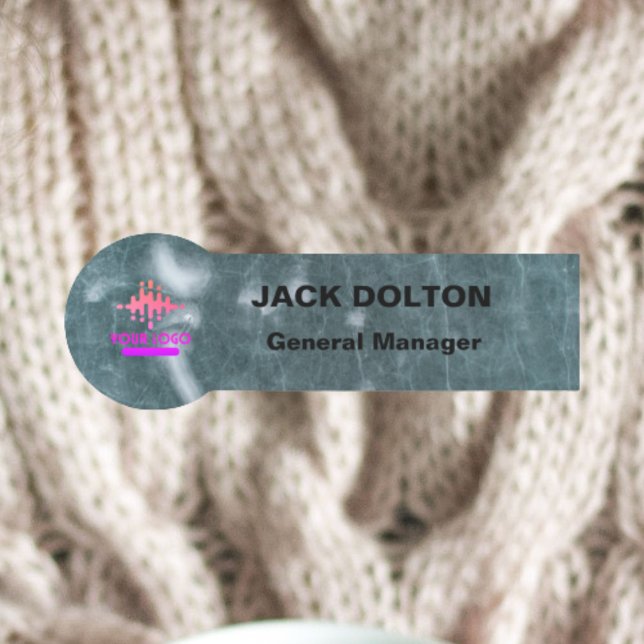 Personalised Metallic Name Tag for Staff Members (Creator Uploaded)