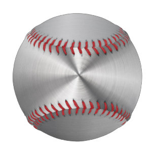 Personalised Metallic Radial Texture Baseball