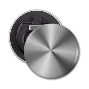 Personalised Metallic Radial Texture Bottle Opener
