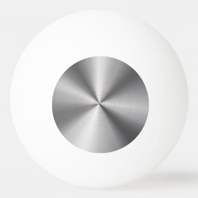 Personalised Metallic Radial Texture Ping Pong Ball (Front)