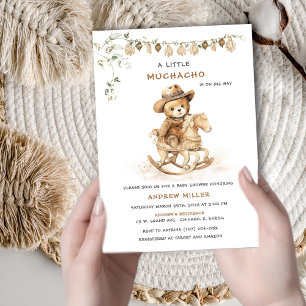 Personalised  Mexican Boy Baby Shower Invitation