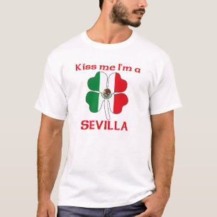 Personalised Mexican Kiss Me I'm Sevilla T-Shirt