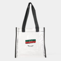 Personalised Mexico Pride Retro 3D Clear