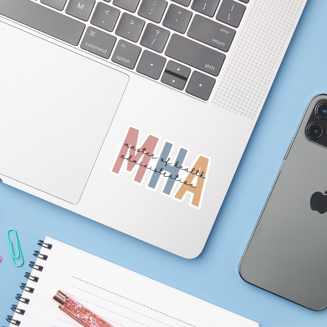 Personalised MHA Master of Health Administration (Laptop w/ iPhone)