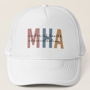 Personalised MHA Master of Health Administration Trucker Hat