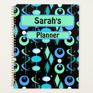 Personalised Mid Century Modern Pattern Planner