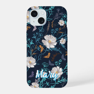Personalised Midnight Garden iPhone 15 Case