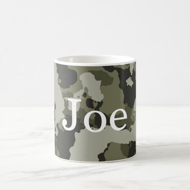 Personalised Military Coffee Mug (Center)