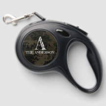 Personalised Military Style Pet Leash – Custom