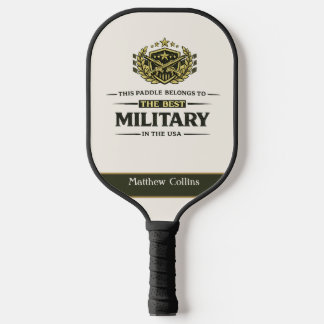 Personalised Military USA Pickleball Paddle