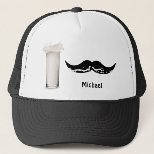 Personalised Milk Moustache Trucker Hat