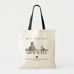 Personalised Milwaukee Bachelorette Party Tote Bag