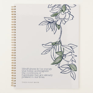 Personalised Mindfulness Planner Hardcover Month