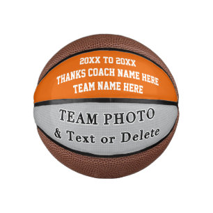 Personalised Mini Basketball Your Photo Text