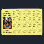 Personalised Mini Calendar | Family Photo Magnet<br><div class="desc">A cute little mini calendar to stick on your frig! Add your family photo and edit the text to put a holiday greeting in the personalise area.</div>