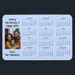 Personalised Mini Calendar | Family Photo Magnet<br><div class="desc">A cute little mini calendar to stick on your frig! Add your family photo and edit the text to put a holiday greeting in the personalise area.</div>