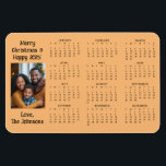 Personalised Mini Calendar | Family Photo Magnet<br><div class="desc">A cute little mini calendar to stick on your frig! Add your family photo and edit the text to put a holiday greeting in the personalise area.</div>