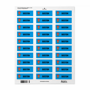 Personalised Mini Flash Kids' Labels