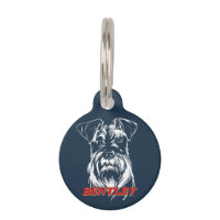 Personalised Mini Schnauzer Dog Lover Custom Name