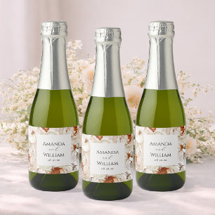 Personalised Mini Sparkling Wine Bottle Labels