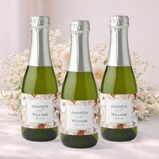 Personalised Mini Sparkling Wine Bottle Labels (Creator Uploaded)