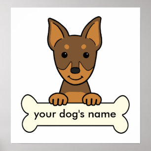 Personalised Miniature Pinscher Poster