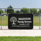 personalised minimal modern black family reunion