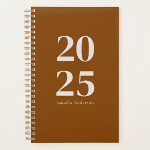 Personalised Minimal Terracotta Monthly/Weekly Planner
