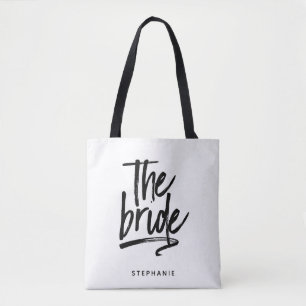 Personalised Minimal The Bride Tote Bag