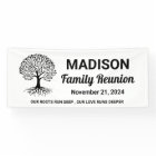 personalised minimal white family reunion