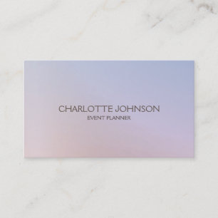 Personalised Minimalism Stylist Event Planner Vip Business Card