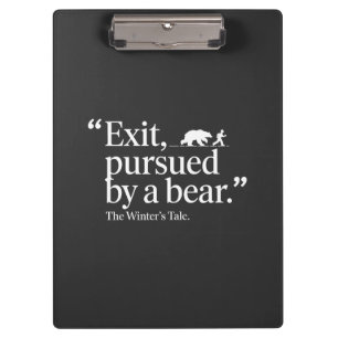 Personalised Minimalist Backstage Theatre Clipboard