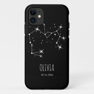 Personalised Minimalist Constellation Zodiac Phone iPhone 11 Case
